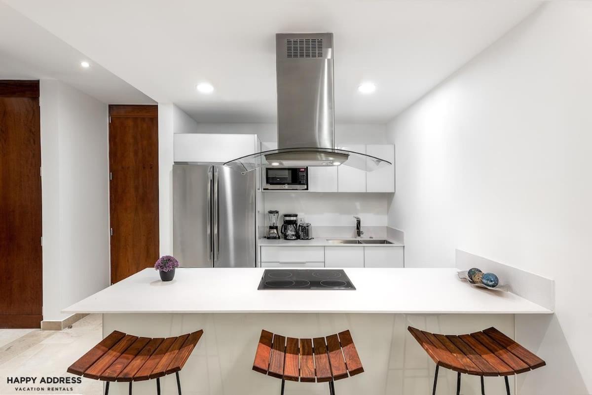 Trendy 1 Bedroom Apartment In Cruz Con Mar Brand New Building Playa del Carmen Exterior photo